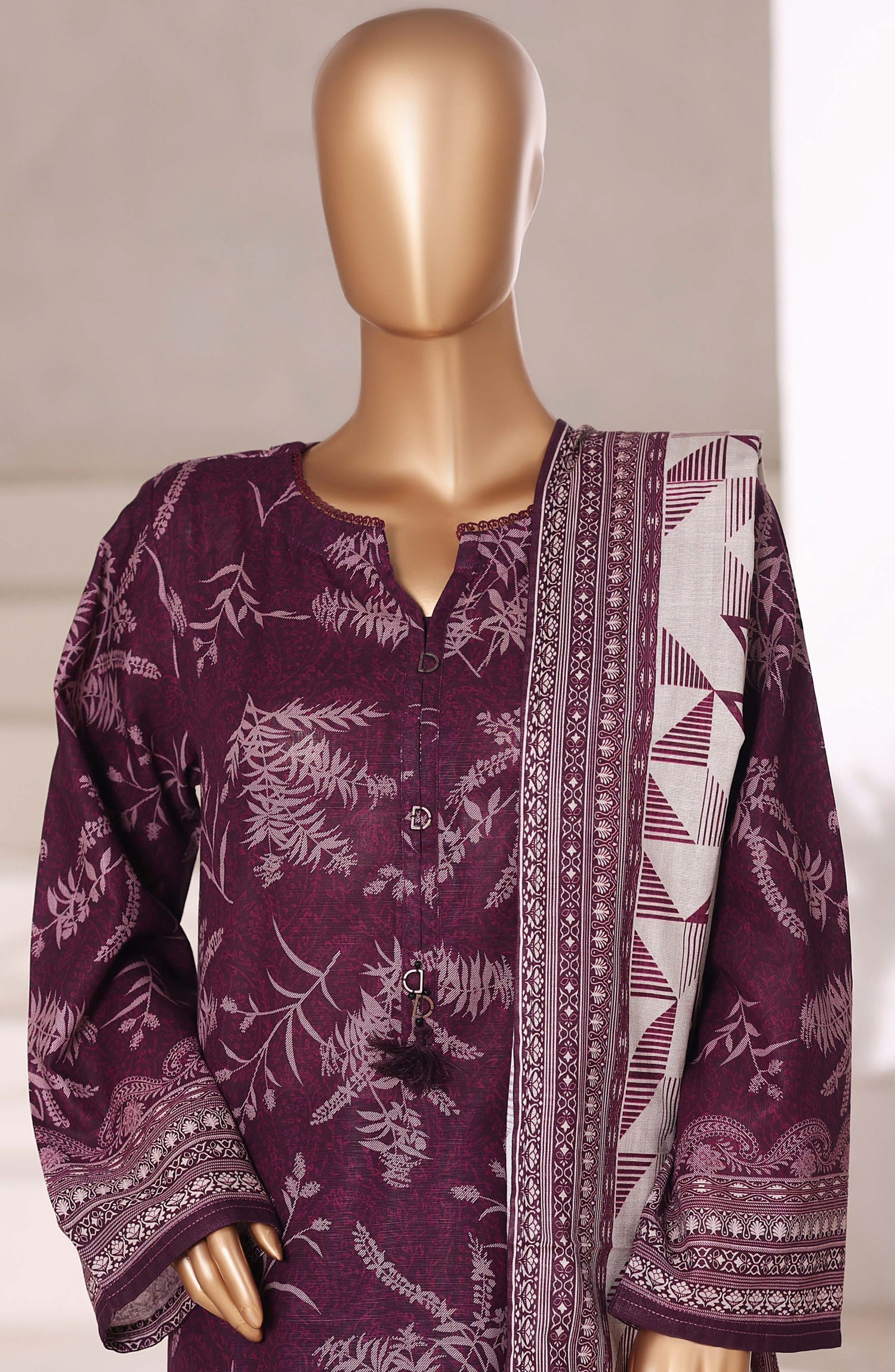 Sadabahar Printed Khadder 3PCS Stitched Vol—2 Collection 2025 D-07