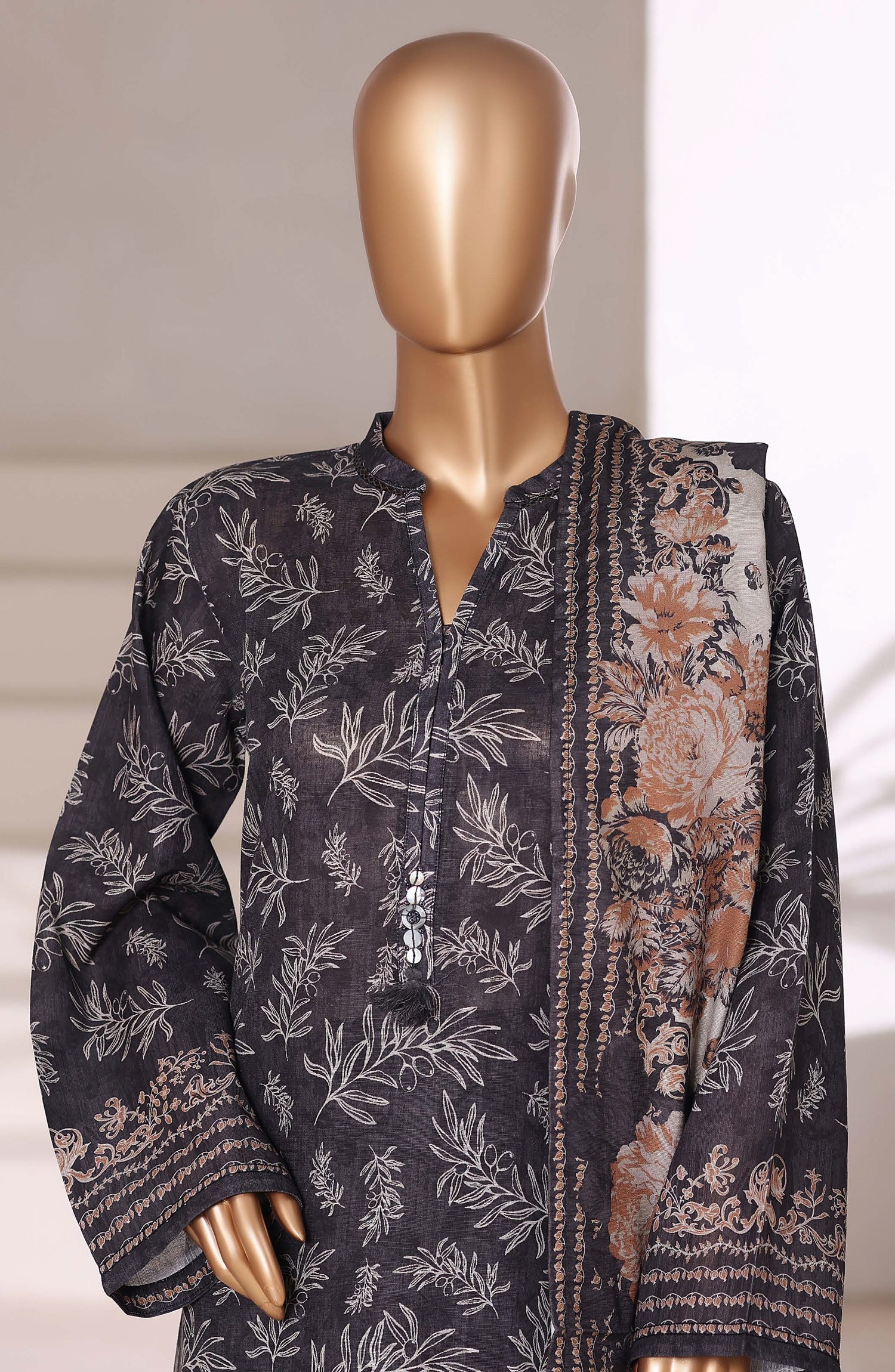 Sadabahar Printed Khadder 3PCS Stitched Vol—2 Collection 2025 D-08