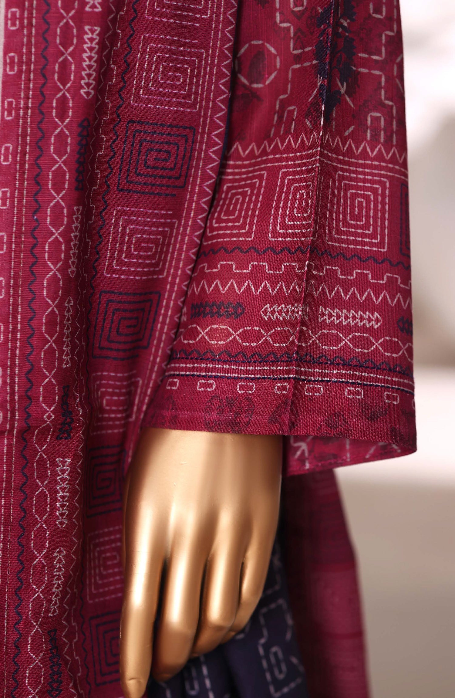 Sadabahar Printed Khadder 3PCS Stitched Vol—2 Collection 2025 D-09