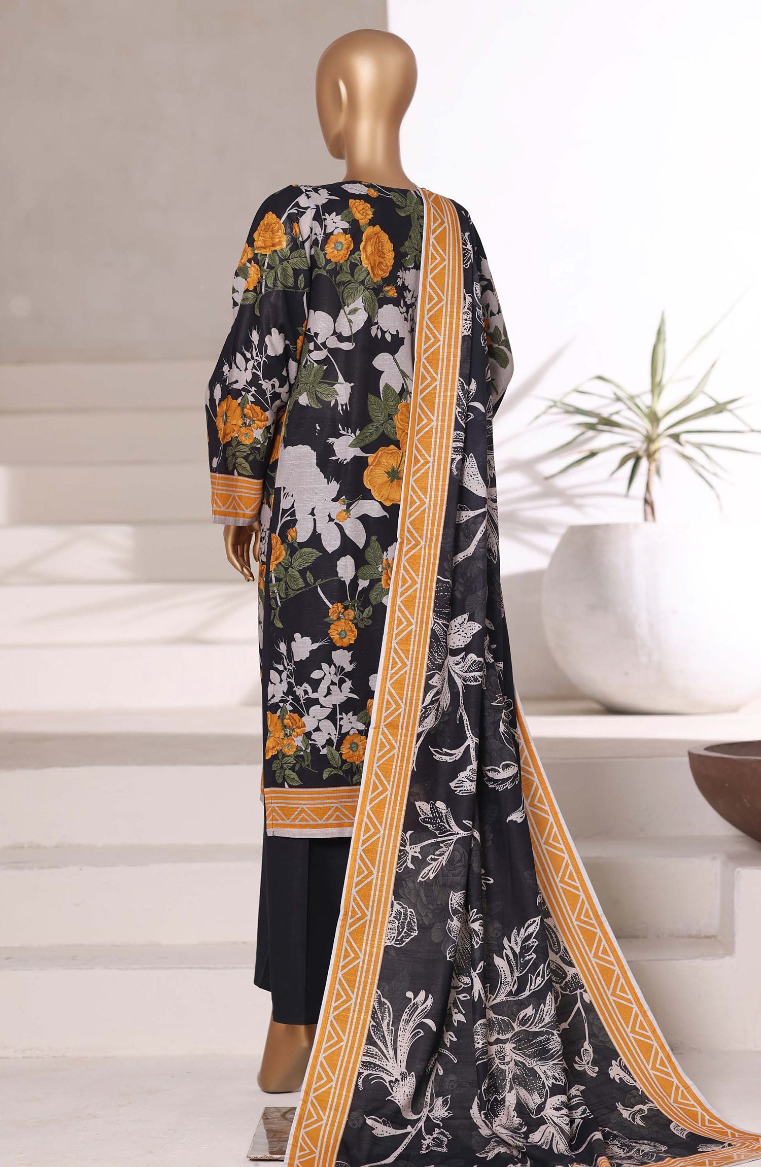 Sadabahar Printed Khadder 3PCS Stitched Vol—2 Collection 2025 D-10