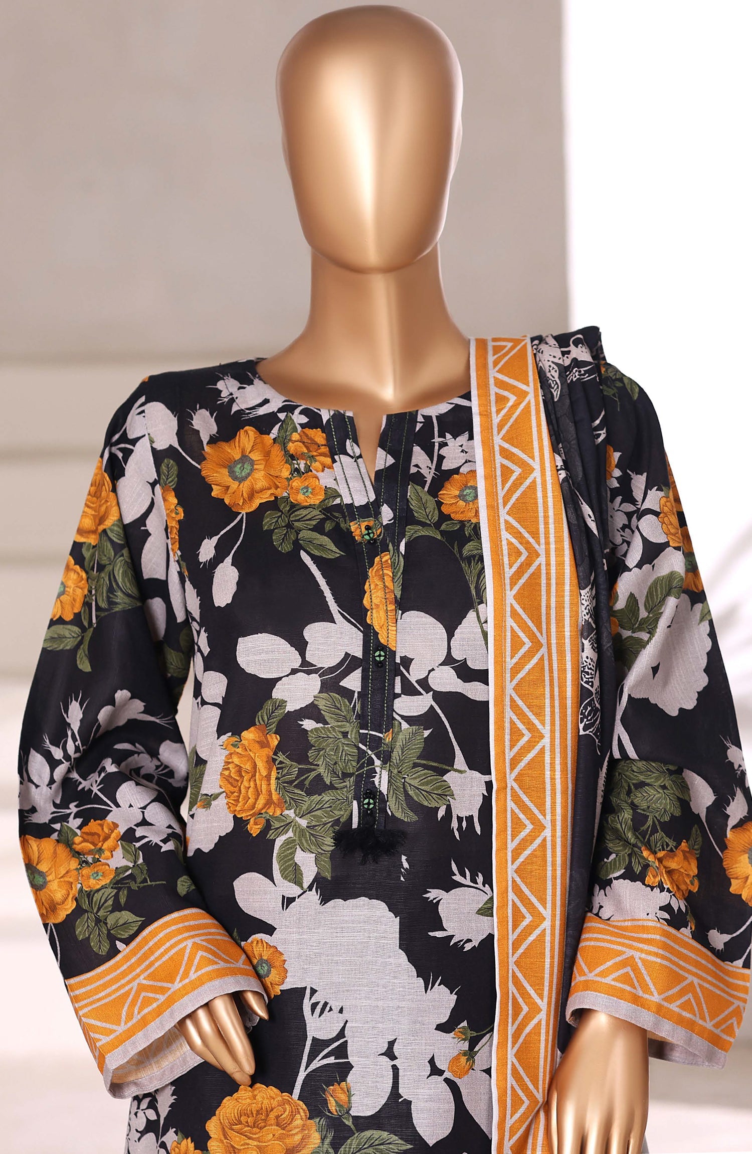 Sadabahar Printed Khadder 3PCS Stitched Vol—2 Collection 2025 D-10