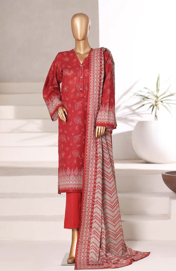 Sadabahar Printed Khadder 3PCS Stitched Vol—2 Collection 2025 D-11