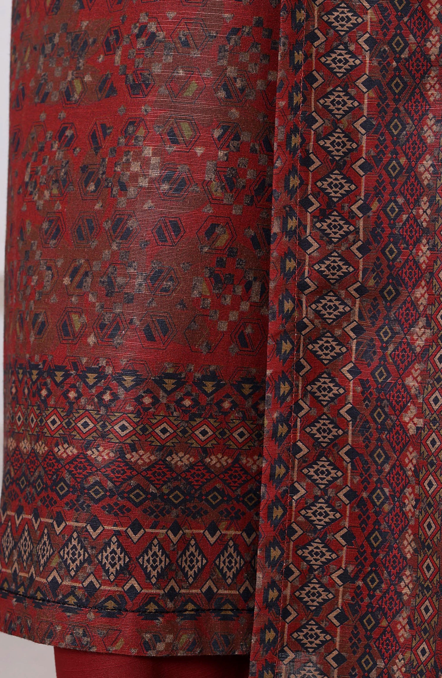 Sadabahar Printed Khadder 3pcs Stitched Vol-1 Collection 2025 D-01