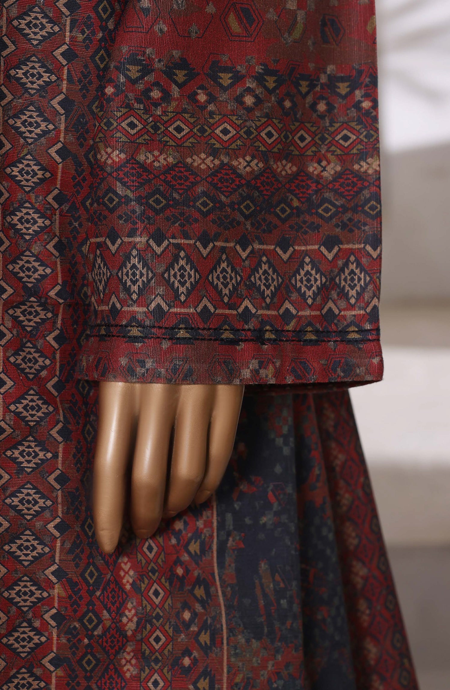 Sadabahar Printed Khadder 3pcs Stitched Vol-1 Collection 2025 D-01