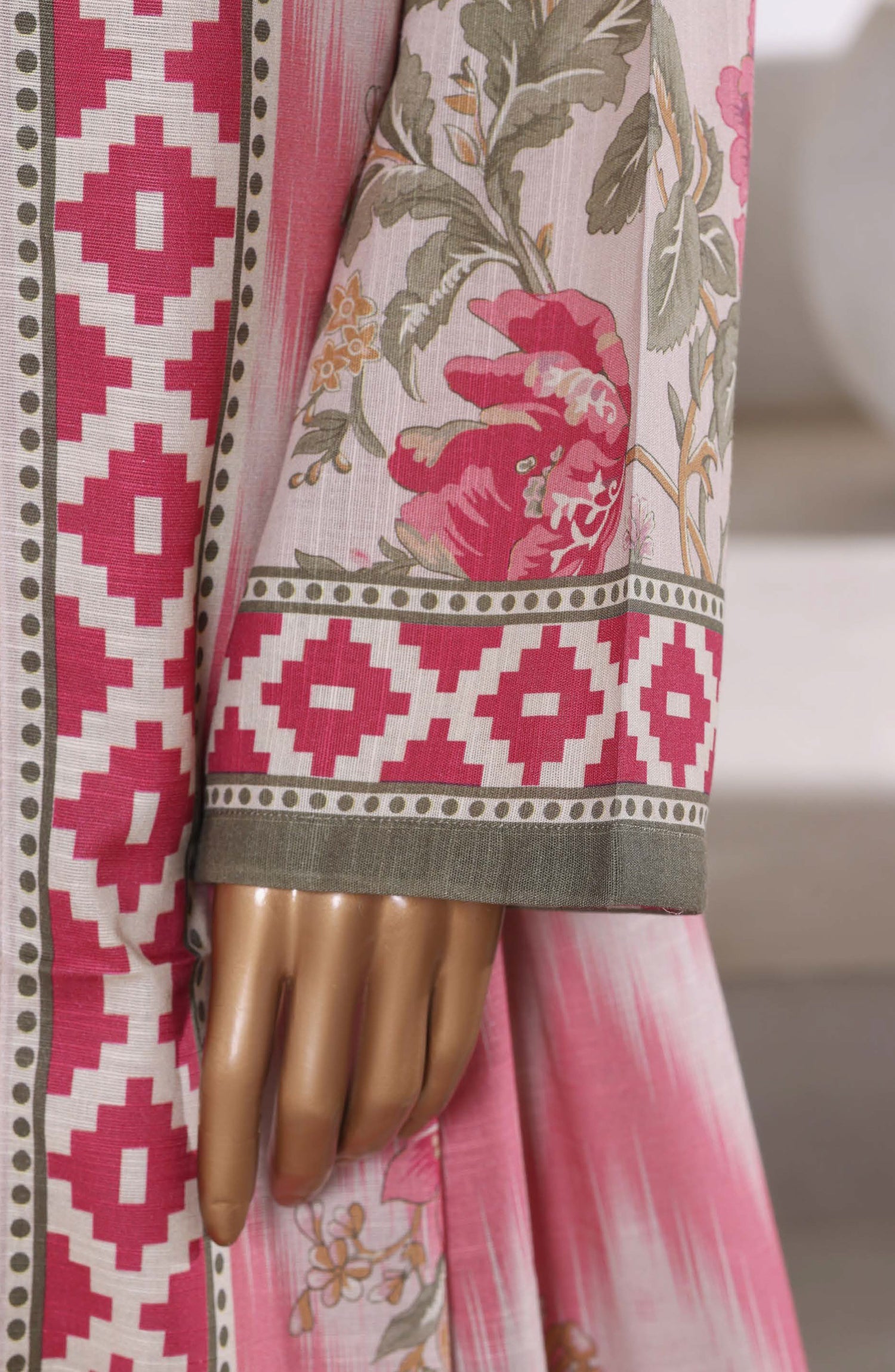 Sadabahar Printed Khadder 3pcs Stitched Vol-1 Collection 2025 D-02