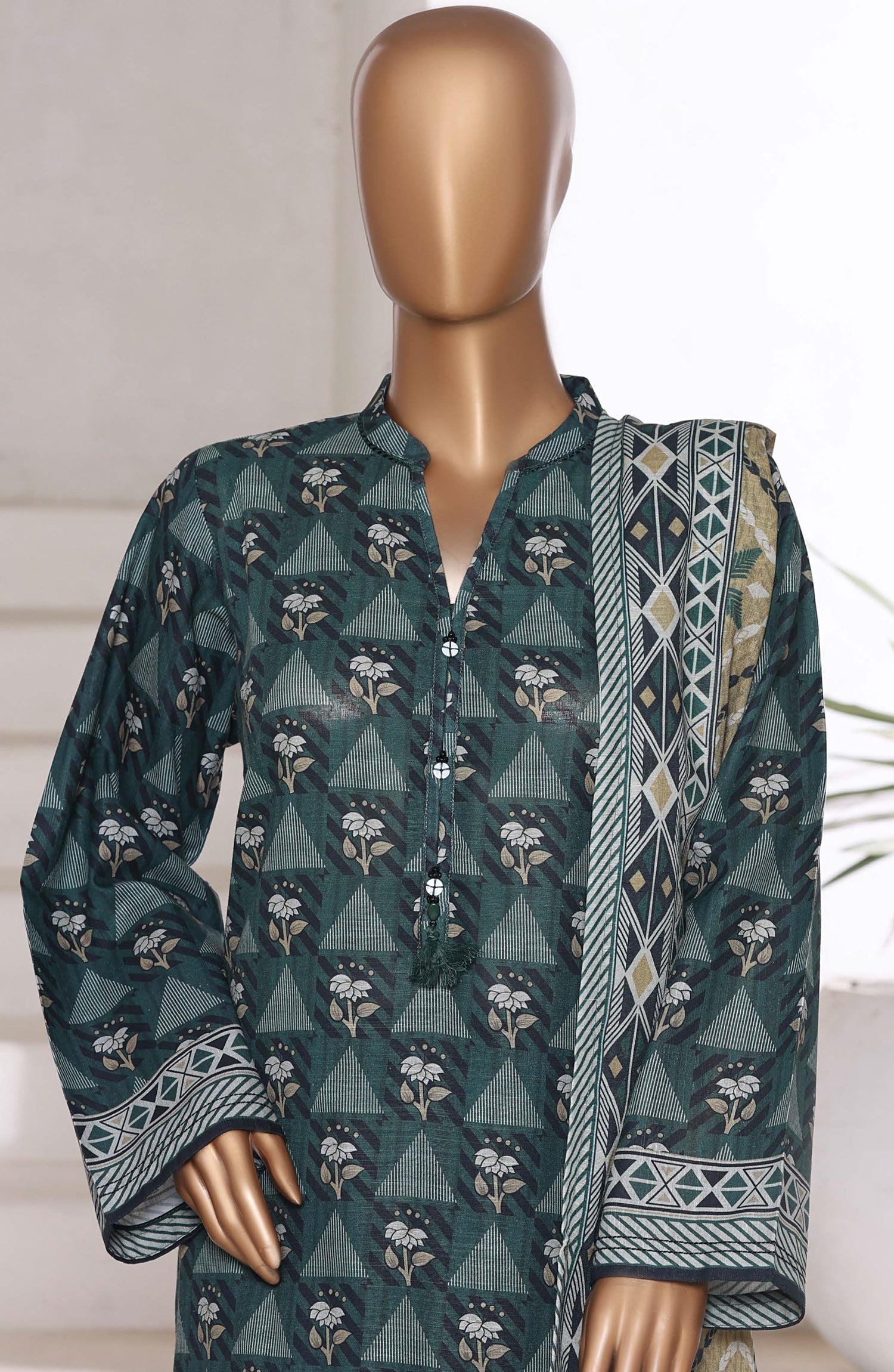 Sadabahar Printed Khadder 3pcs Stitched Vol-1 Collection 2025 D-04