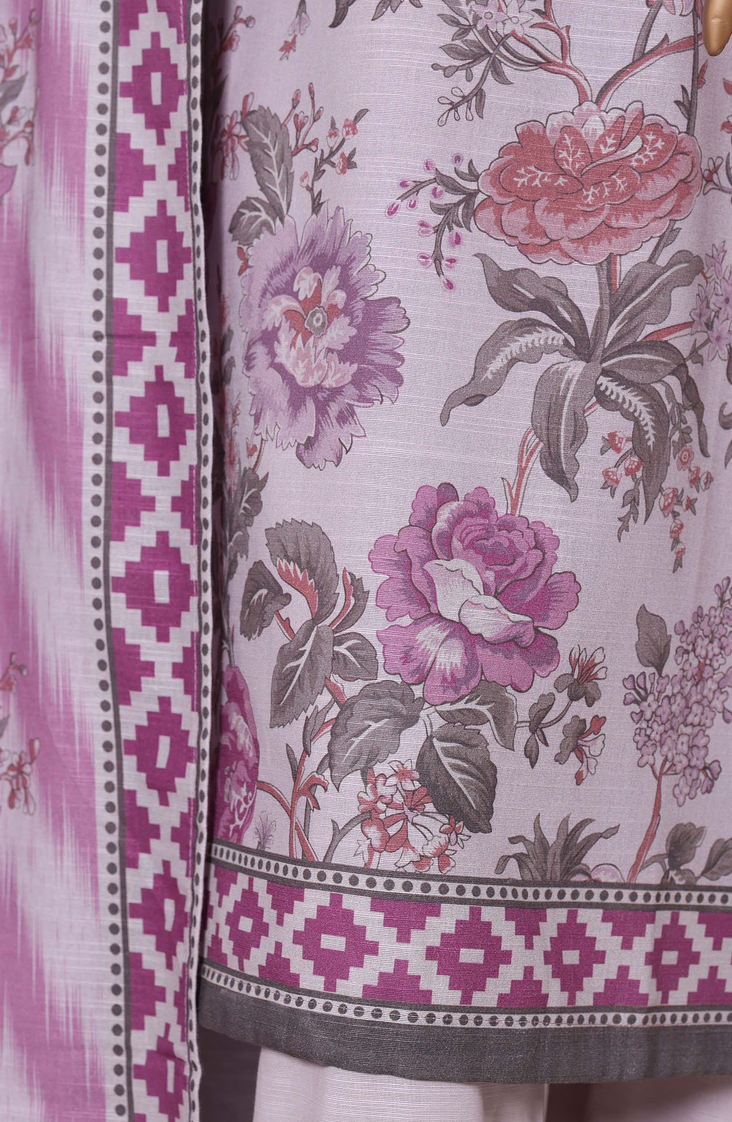 Sadabahar Printed Khadder 3pcs Stitched Vol-1 Collection 2025 D-06