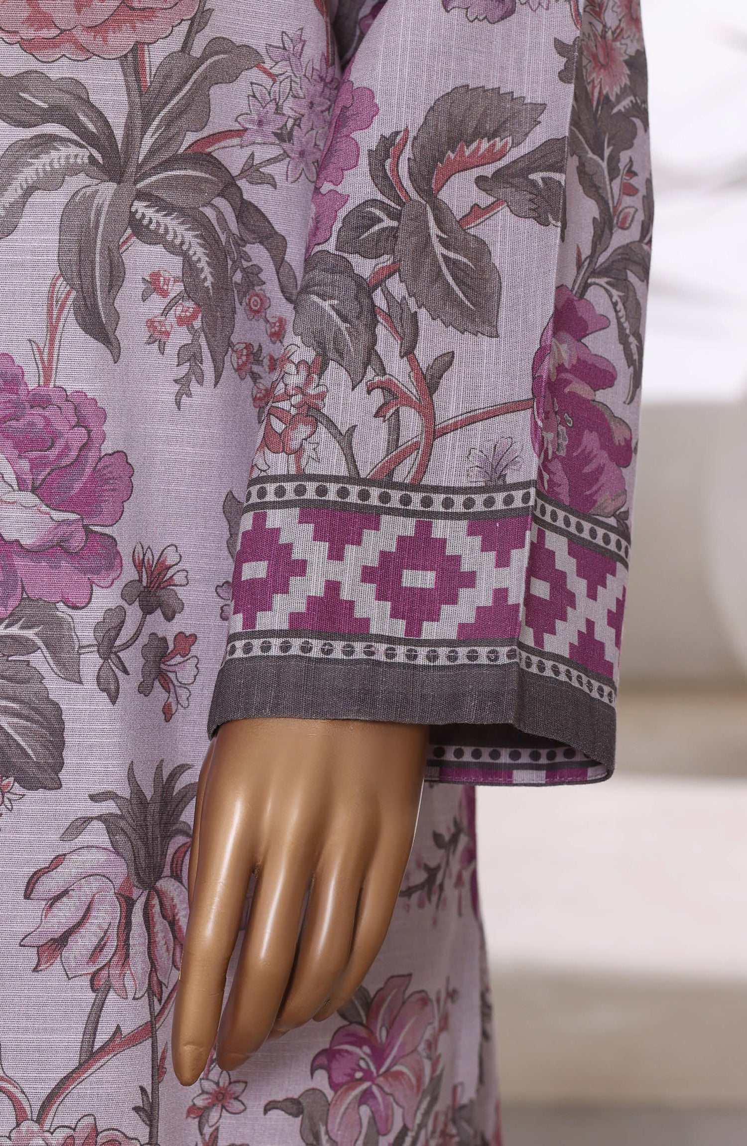 Sadabahar Printed Khadder 3pcs Stitched Vol-1 Collection 2025 D-06