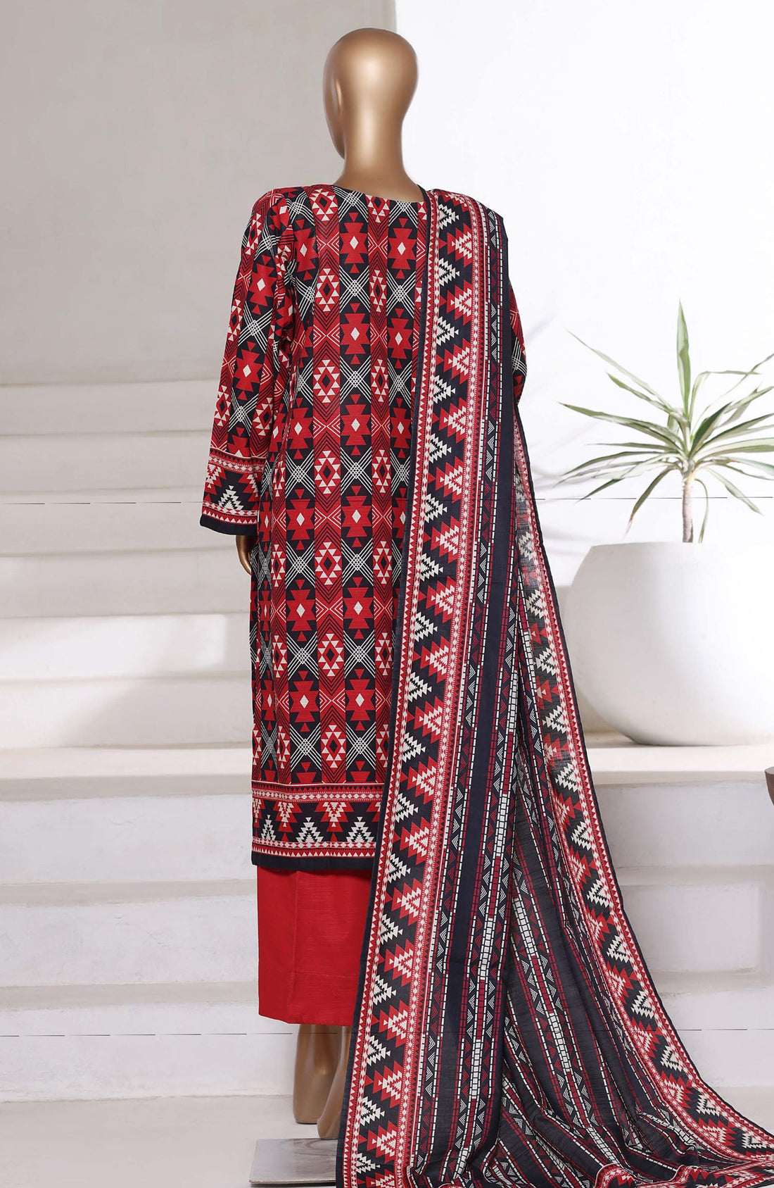 Sadabahar Printed Khadder 3pcs Stitched Vol-1 Collection 2025 D-08