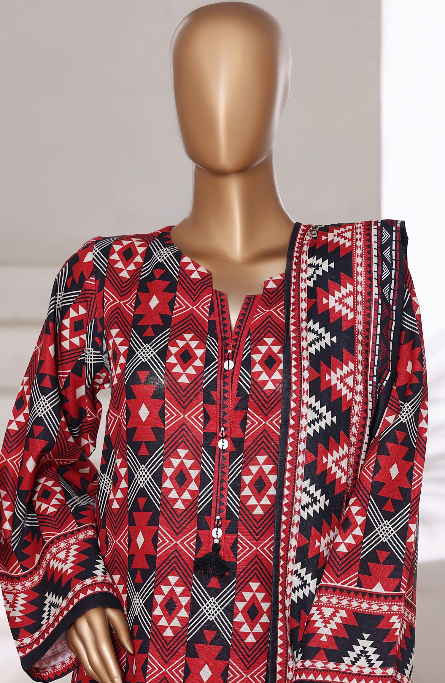 Sadabahar Printed Khadder 3pcs Stitched Vol-1 Collection 2025 D-08