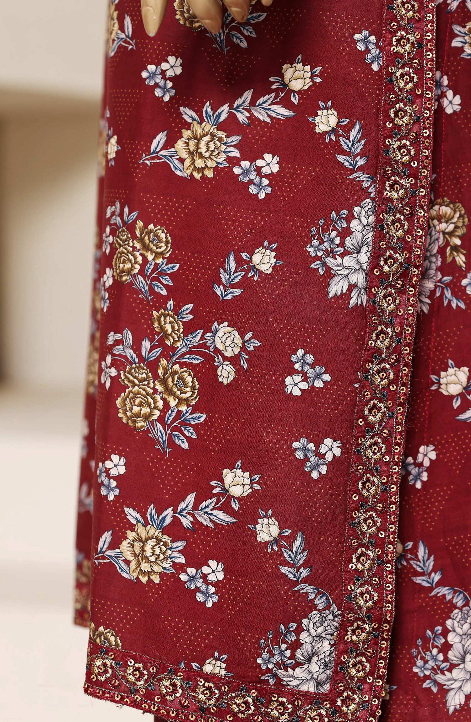 Sadabahar Luxury Lawn Festive Regal Festive Eid Edition Heavy Embroidered With Chiffon Embroidery Dupatta 3Piece stitched Ready to Wear Collection 2026 D-02
