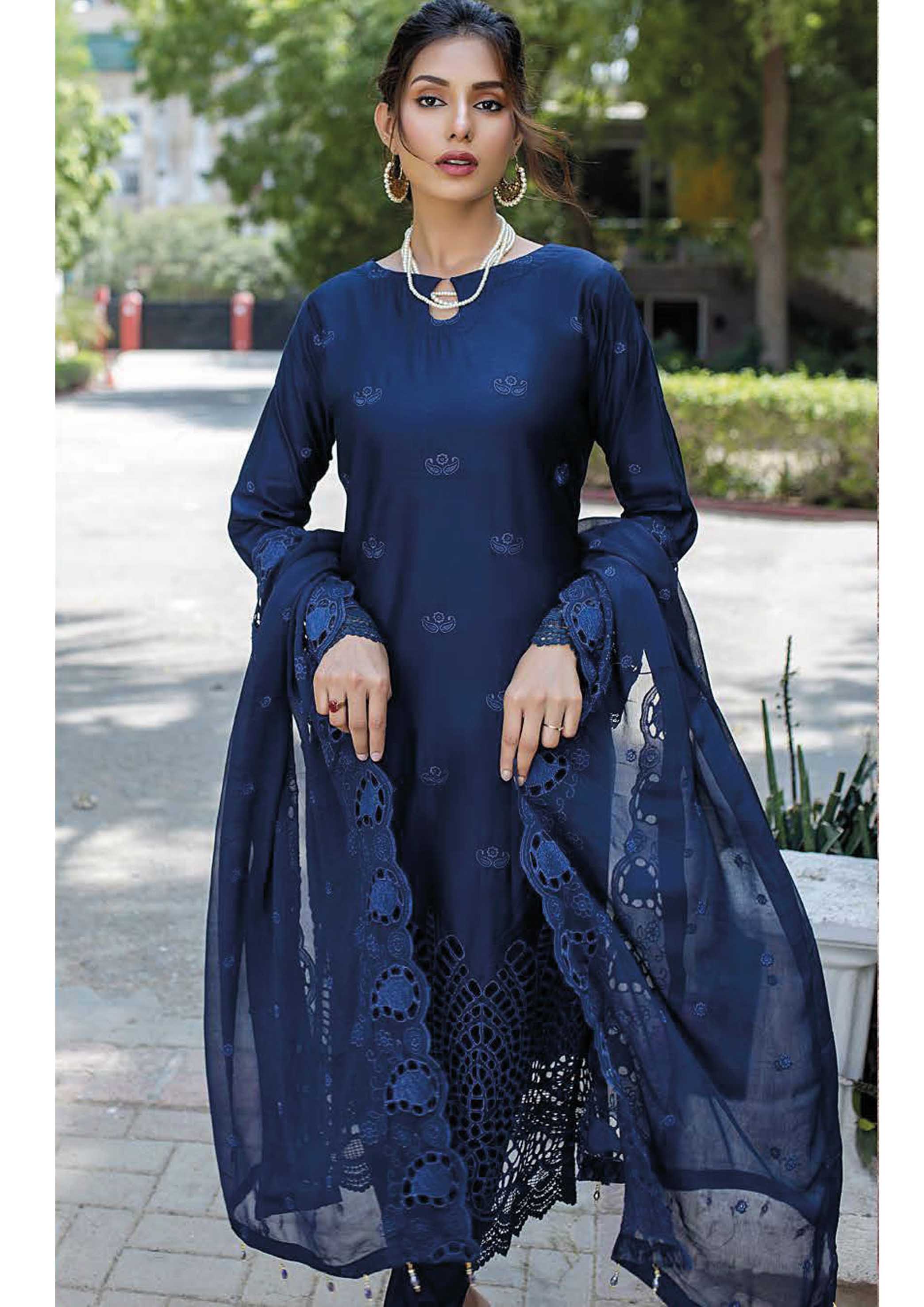 Dr. Haris By KAMILA BIG BORING LUXURY CHIKANKARI Collection'25 D-03