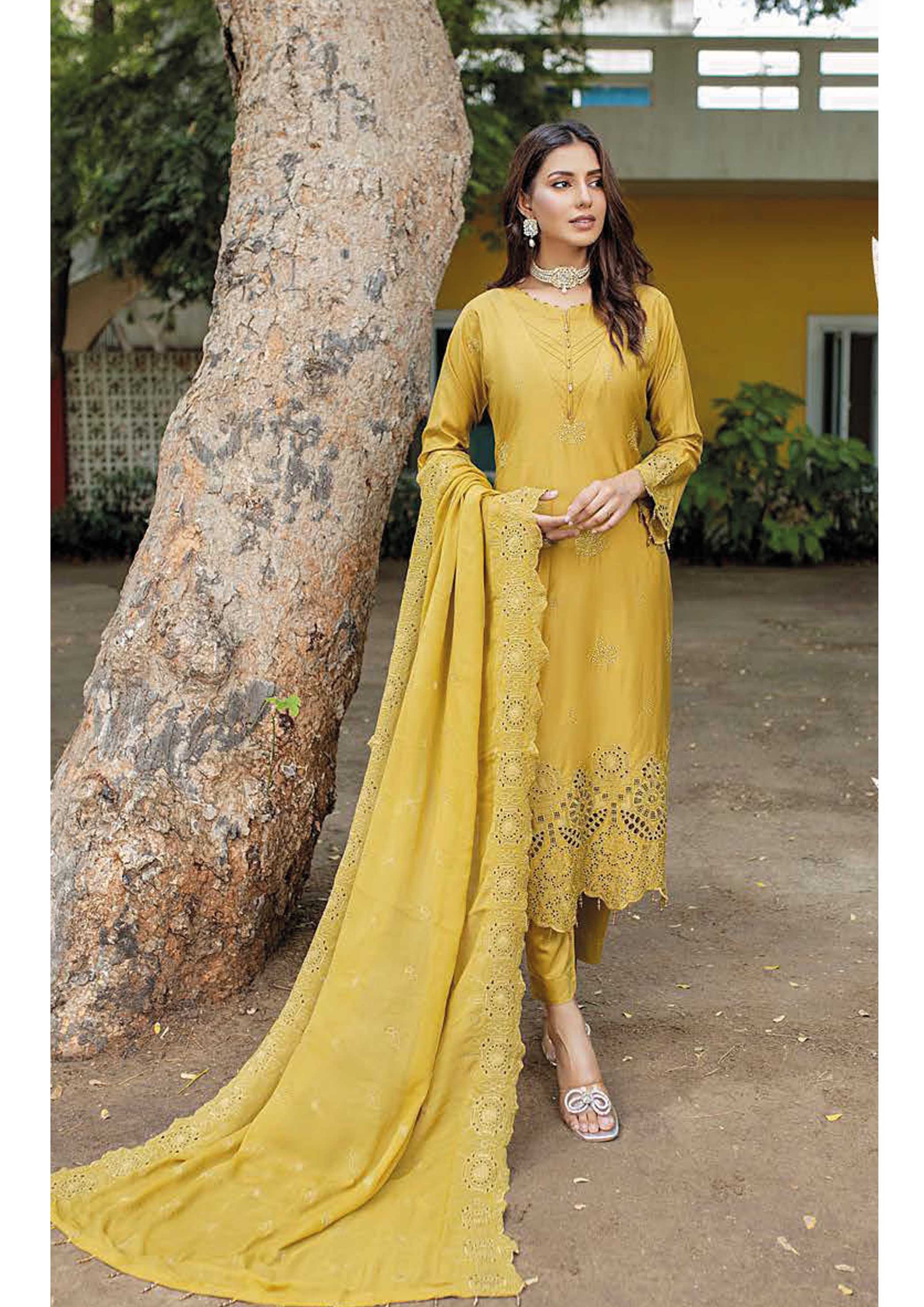 Dr. Haris By KAMILA BIG BORING LUXURY CHIKANKARI Collection'25 D-04