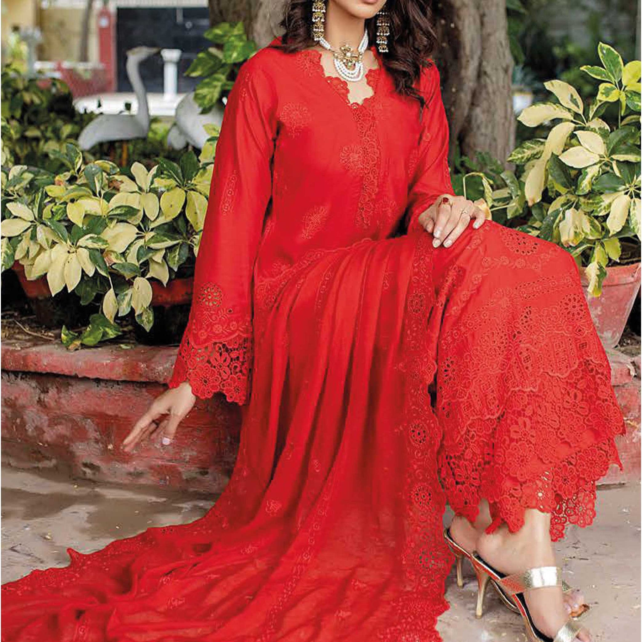 Dr. Haris By KAMILA BIG BORING LUXURY CHIKANKARI Collection'25 D-05