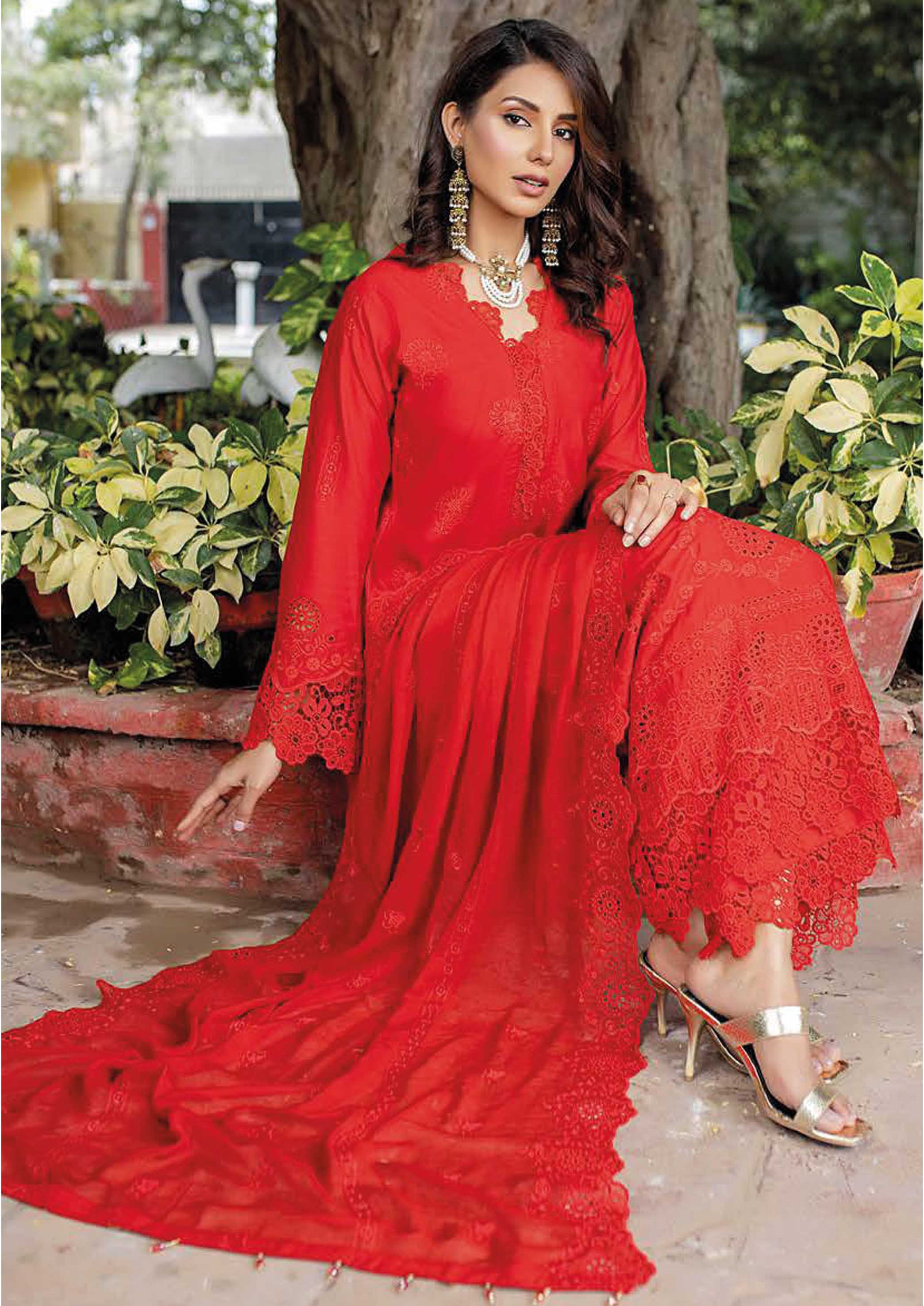 Dr. Haris By KAMILA BIG BORING LUXURY CHIKANKARI Collection'25 D-05