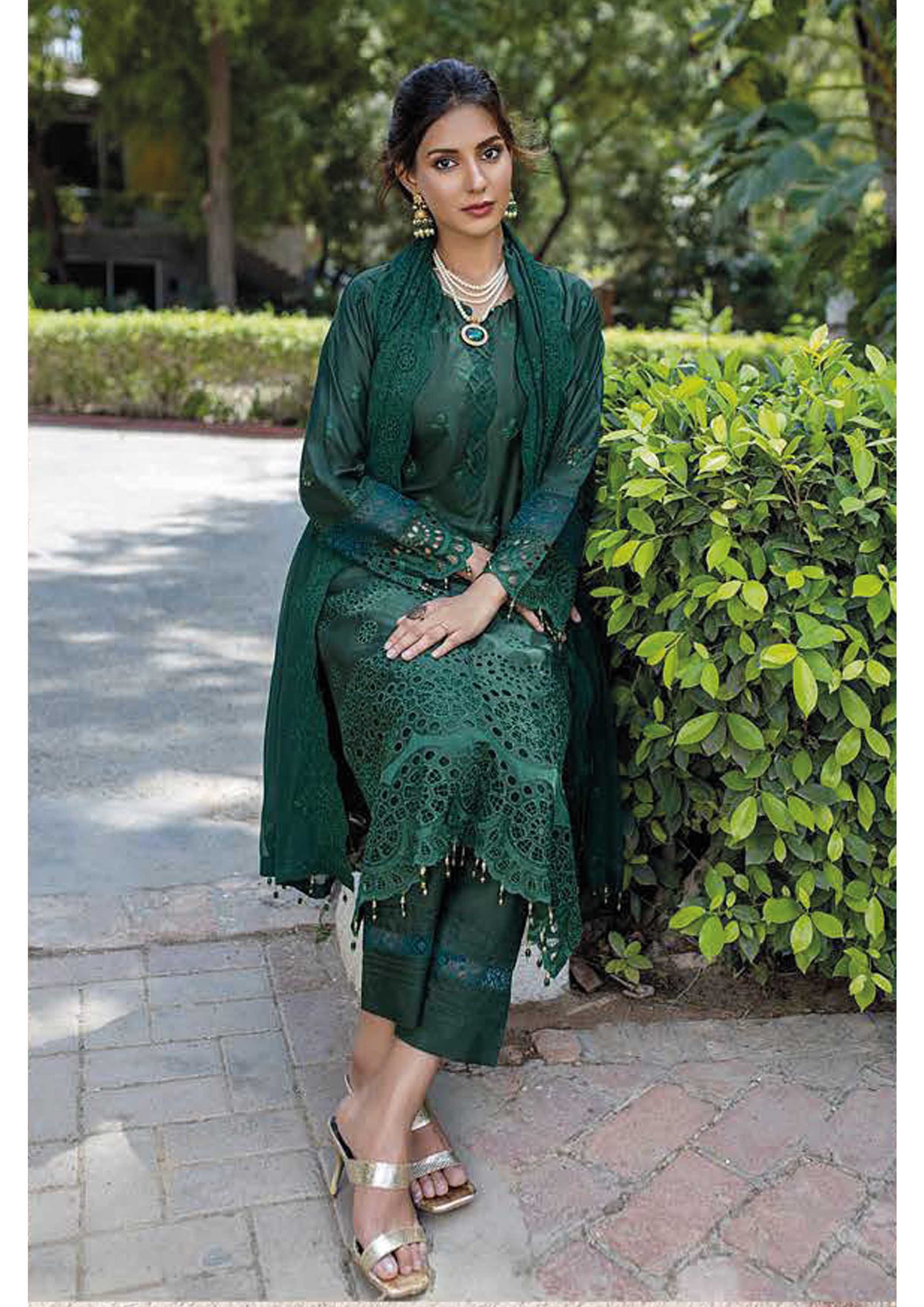 Dr. Haris By KAMILA BIG BORING LUXURY CHIKANKARI Collection'25 D-06