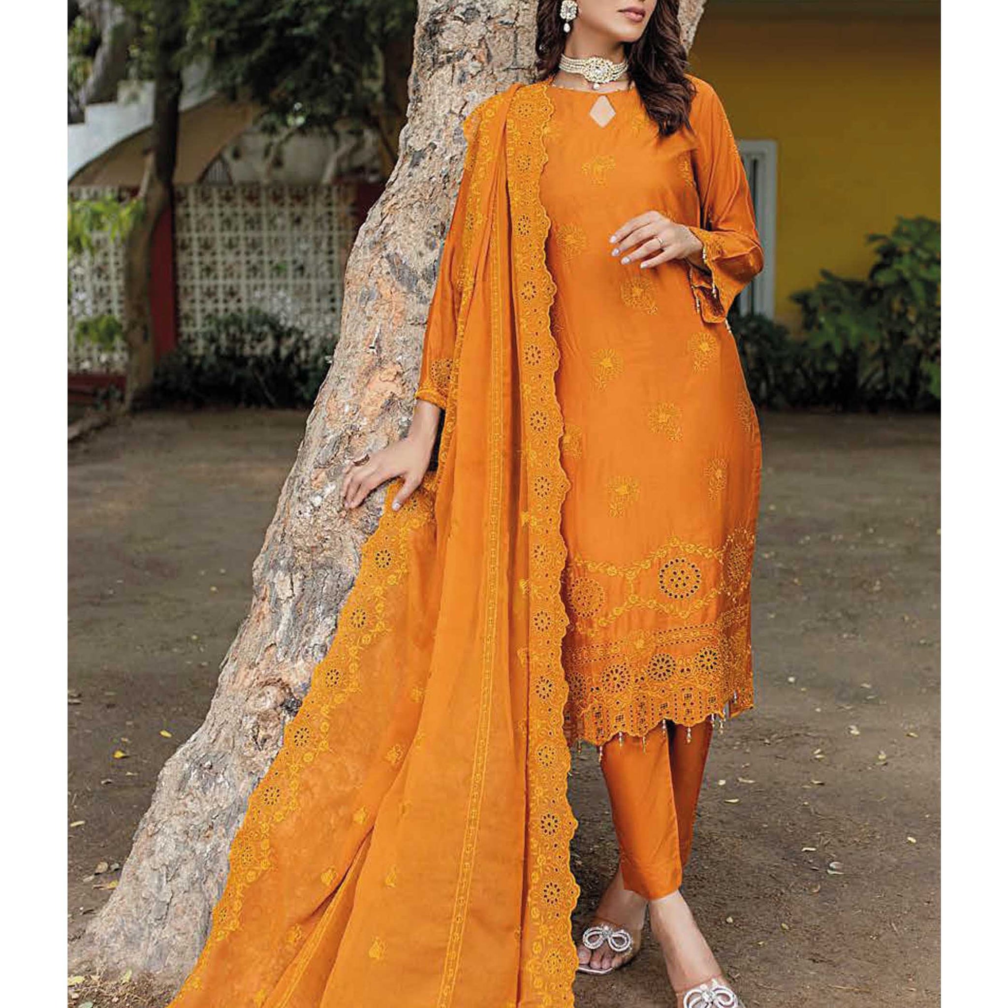 Dr. Haris By KAMILA BIG BORING LUXURY CHIKANKARI Collection'25 D-07