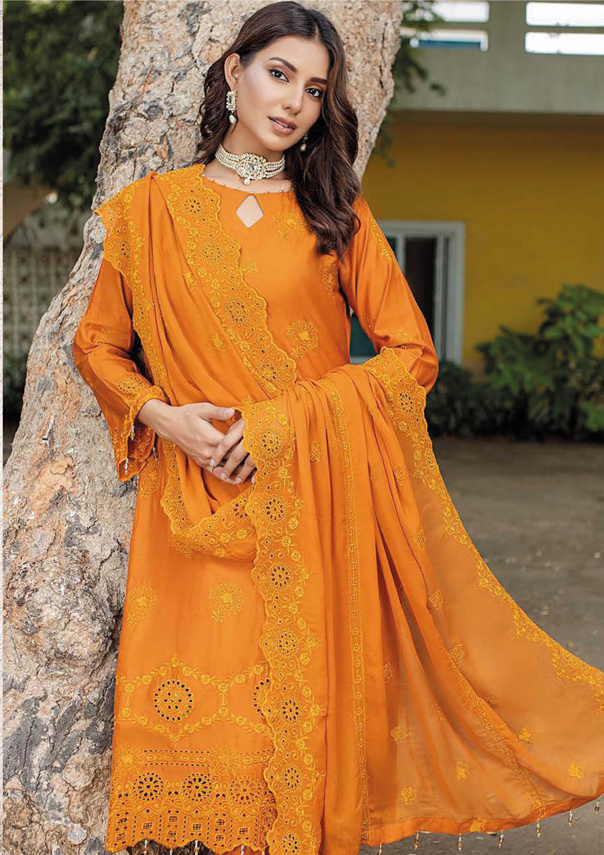 Dr. Haris By KAMILA BIG BORING LUXURY CHIKANKARI Collection'25 D-07