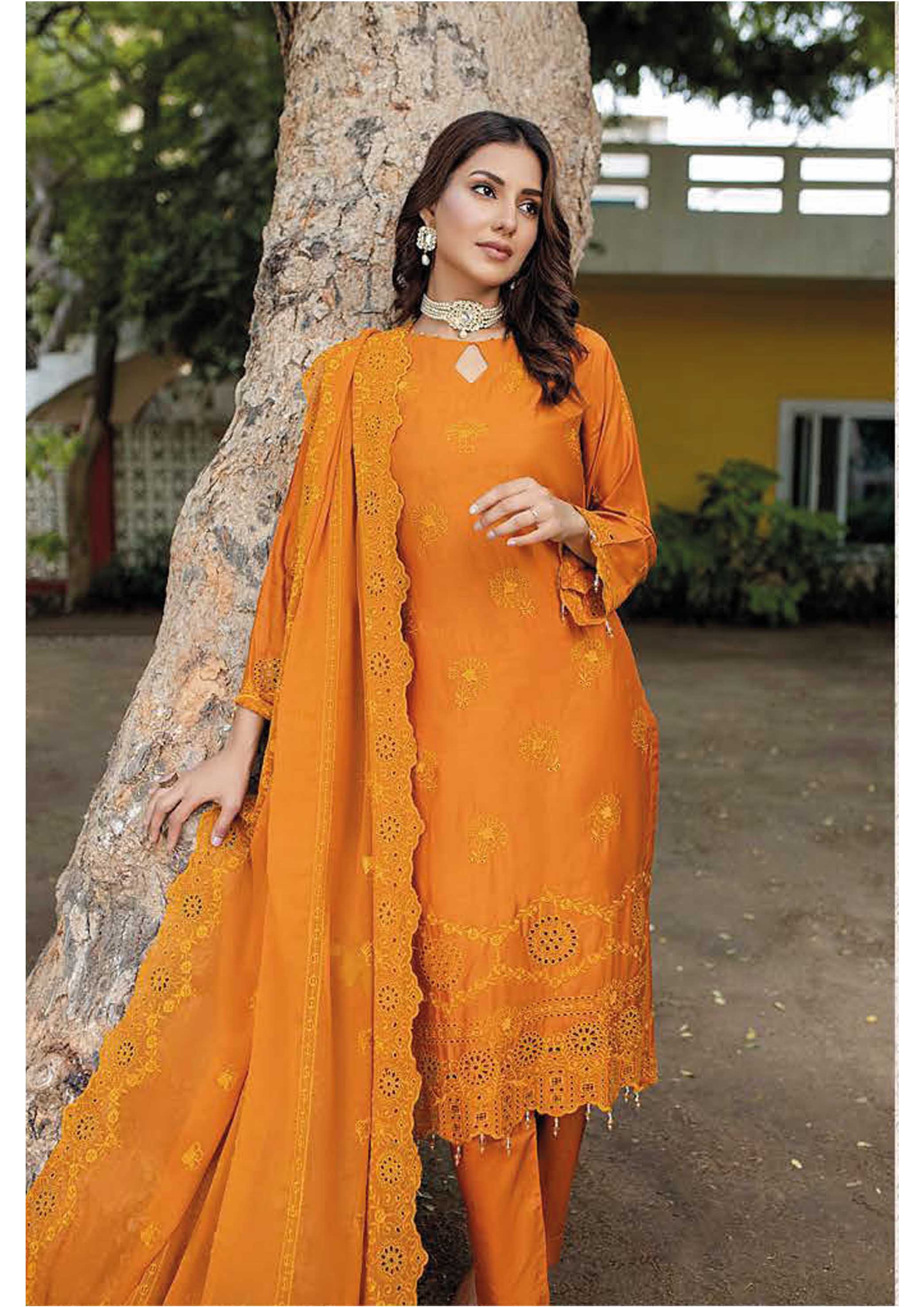 Dr. Haris By KAMILA BIG BORING LUXURY CHIKANKARI Collection'25 D-07