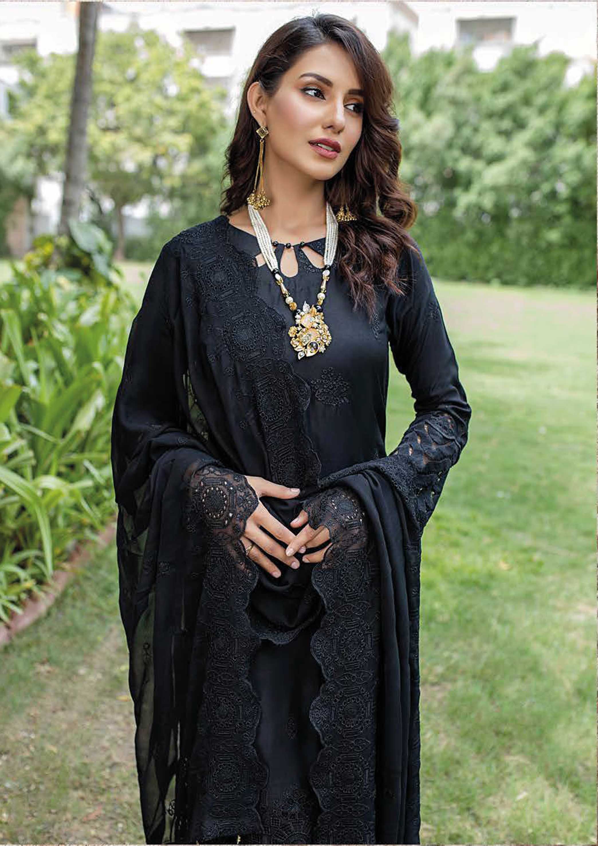 Dr. Haris By KAMILA BIG BORING LUXURY CHIKANKARI Collection'25 D-01