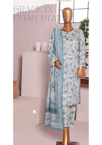 Sumi Textile Ready to Wear INTERMIX Cambric Printed 3PC Collection 2025 D-03