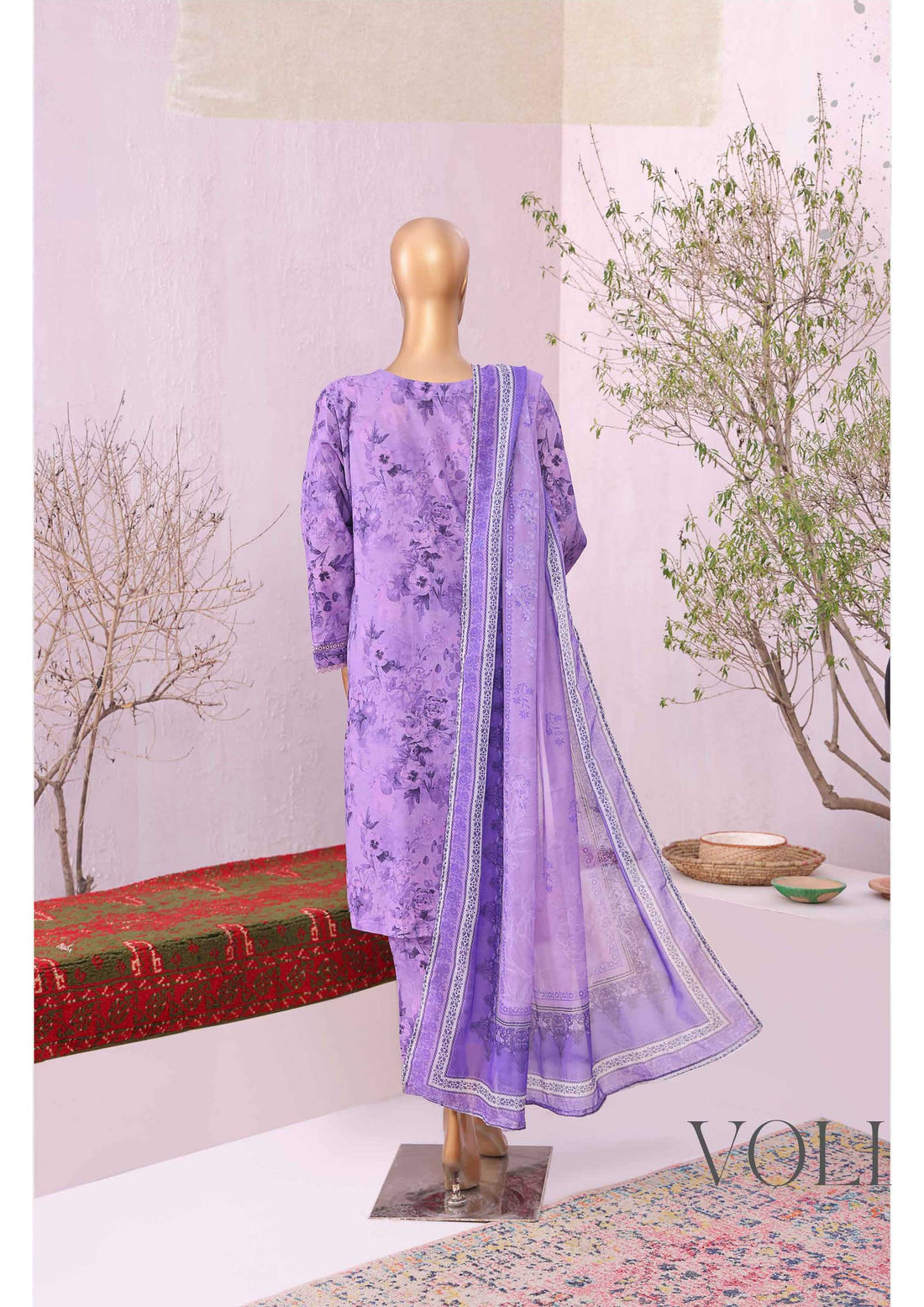 Sumi Textile Ready to Wear INTERMIX Cambric Printed 3PC Collection 2025 D-04