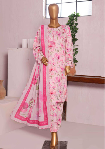 Sumi Textile Ready to Wear INTERMIX Cambric Printed 3PC Collection 2025 D-05