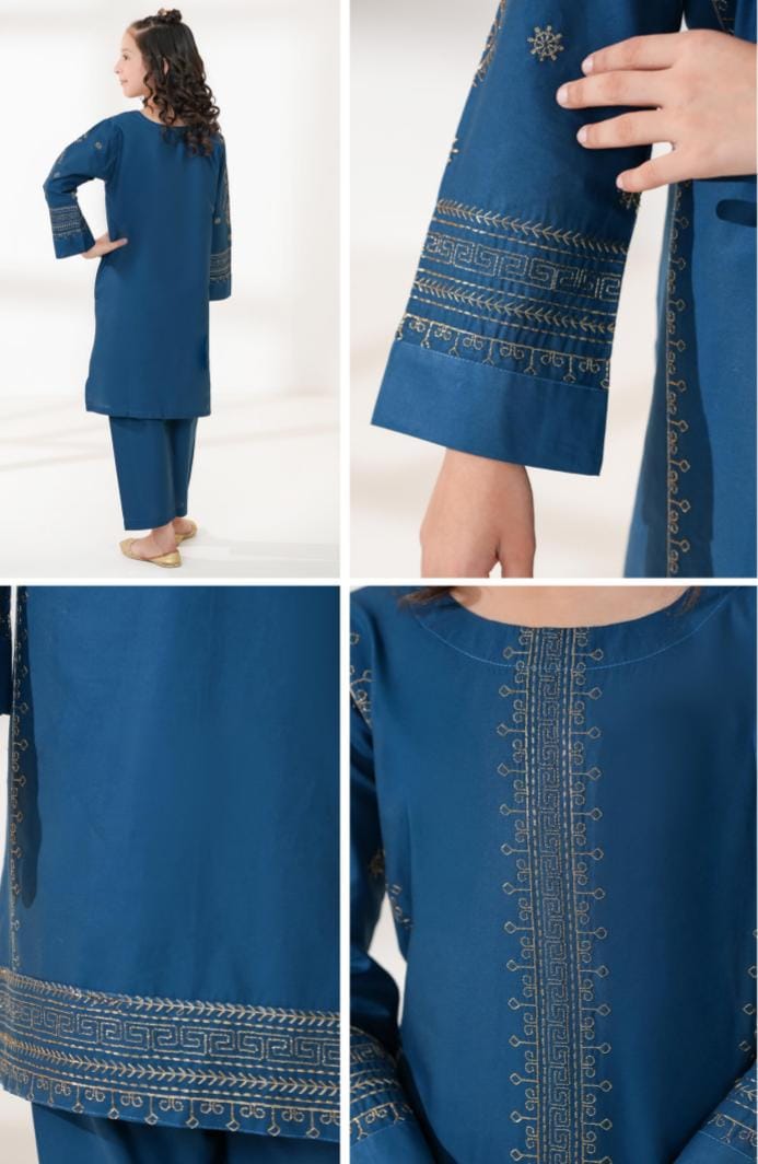 Guriya Collection Ready to Wear 2PC Girl's Festive Collection 2025 D-01