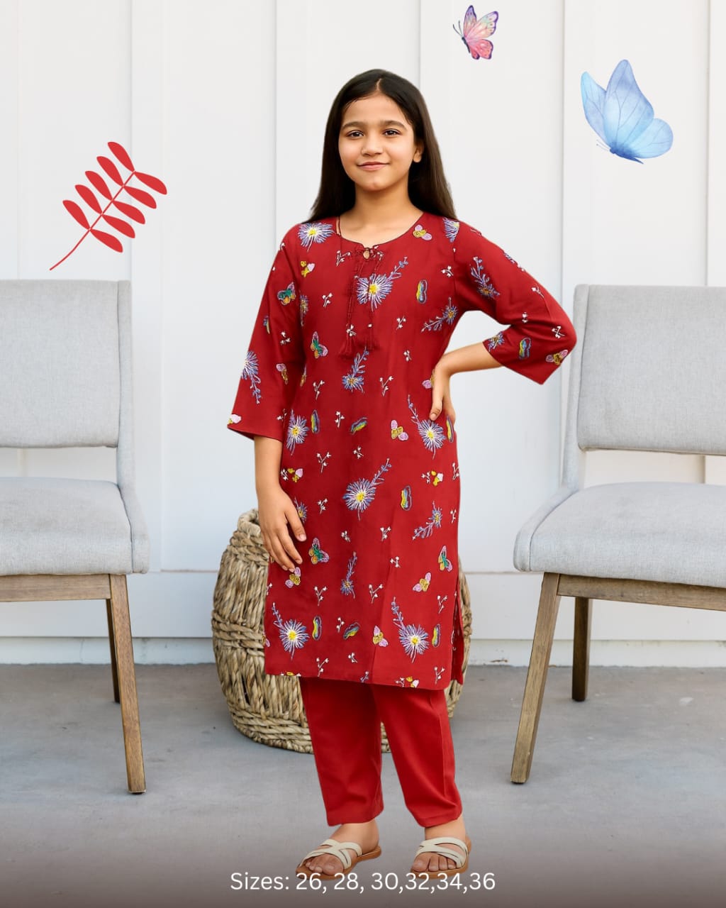 Guriya Collection Ready to Wear 2PC Girl's Festive Collection 2025 D-08