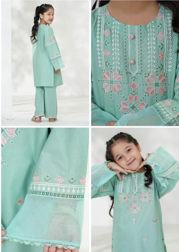 Guriya Collection Ready to Wear 2PC Girl's Festive Collection 2025 D-04