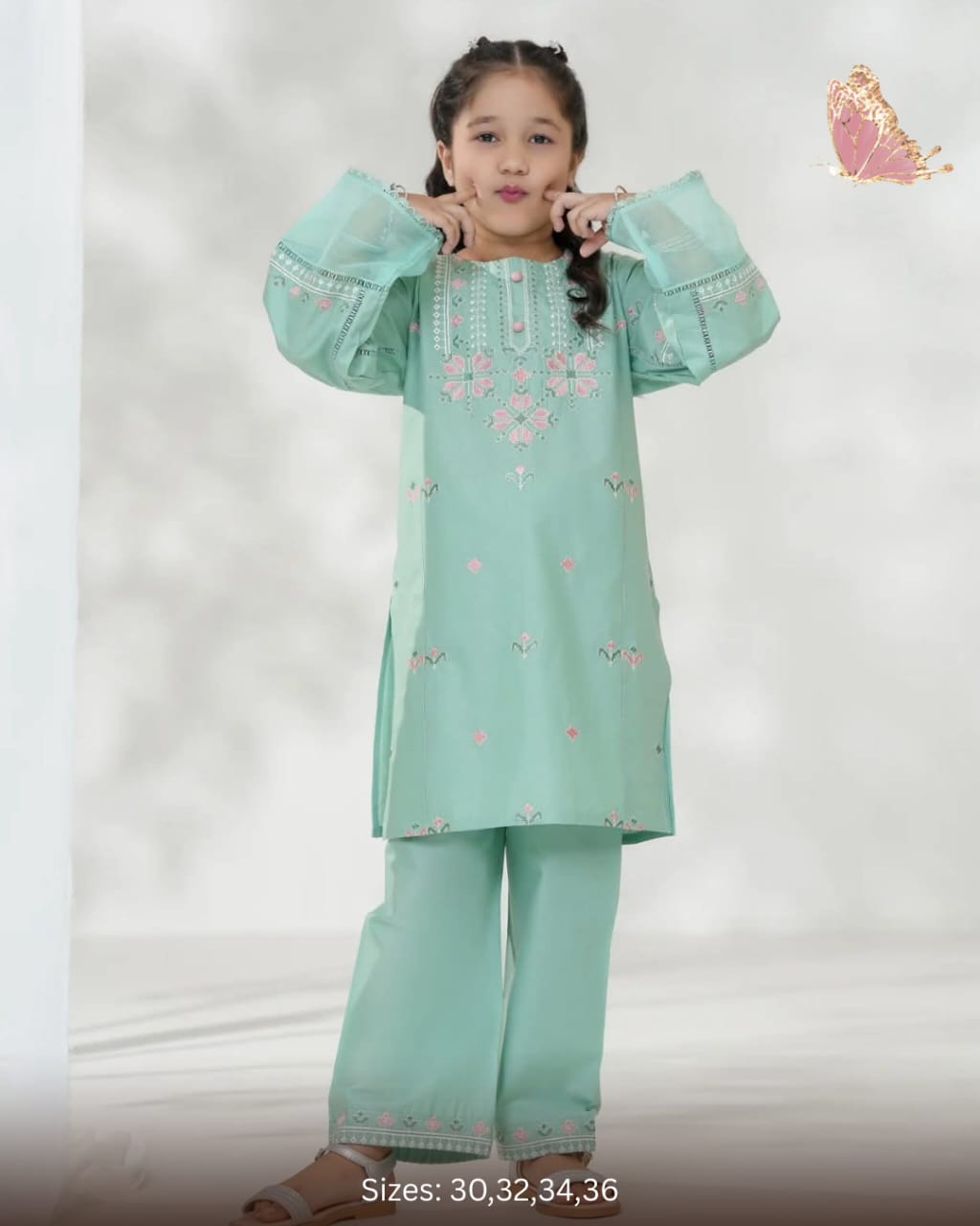 Guriya Collection Ready to Wear 2PC Girl's Festive Collection 2025 D-04
