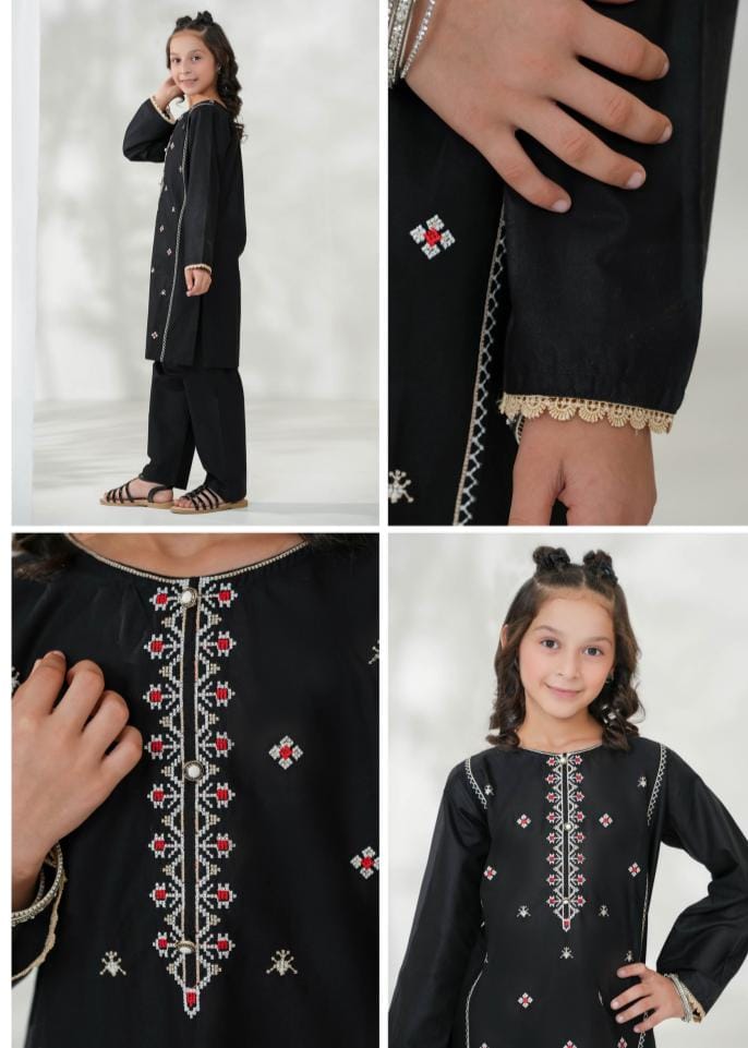 Guriya Collection Ready to Wear 2PC Girl's Festive Collection 2025 D-06