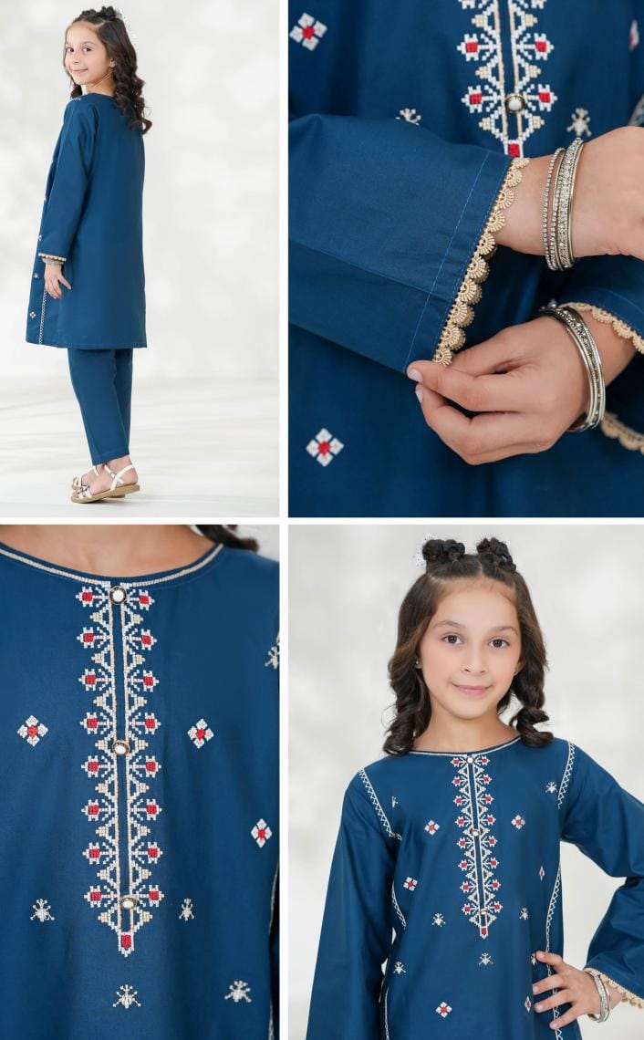 Guriya Collection Ready to Wear 2PC Girl's Festive Collection 2025 D-05