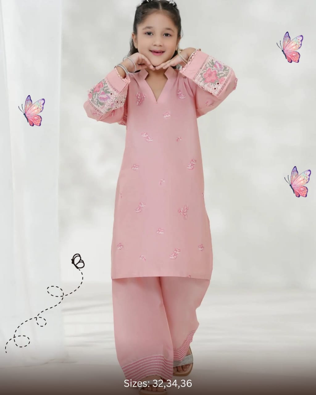 Guriya Collection Ready to Wear 2PC Girl's Festive Collection 2025 D-03