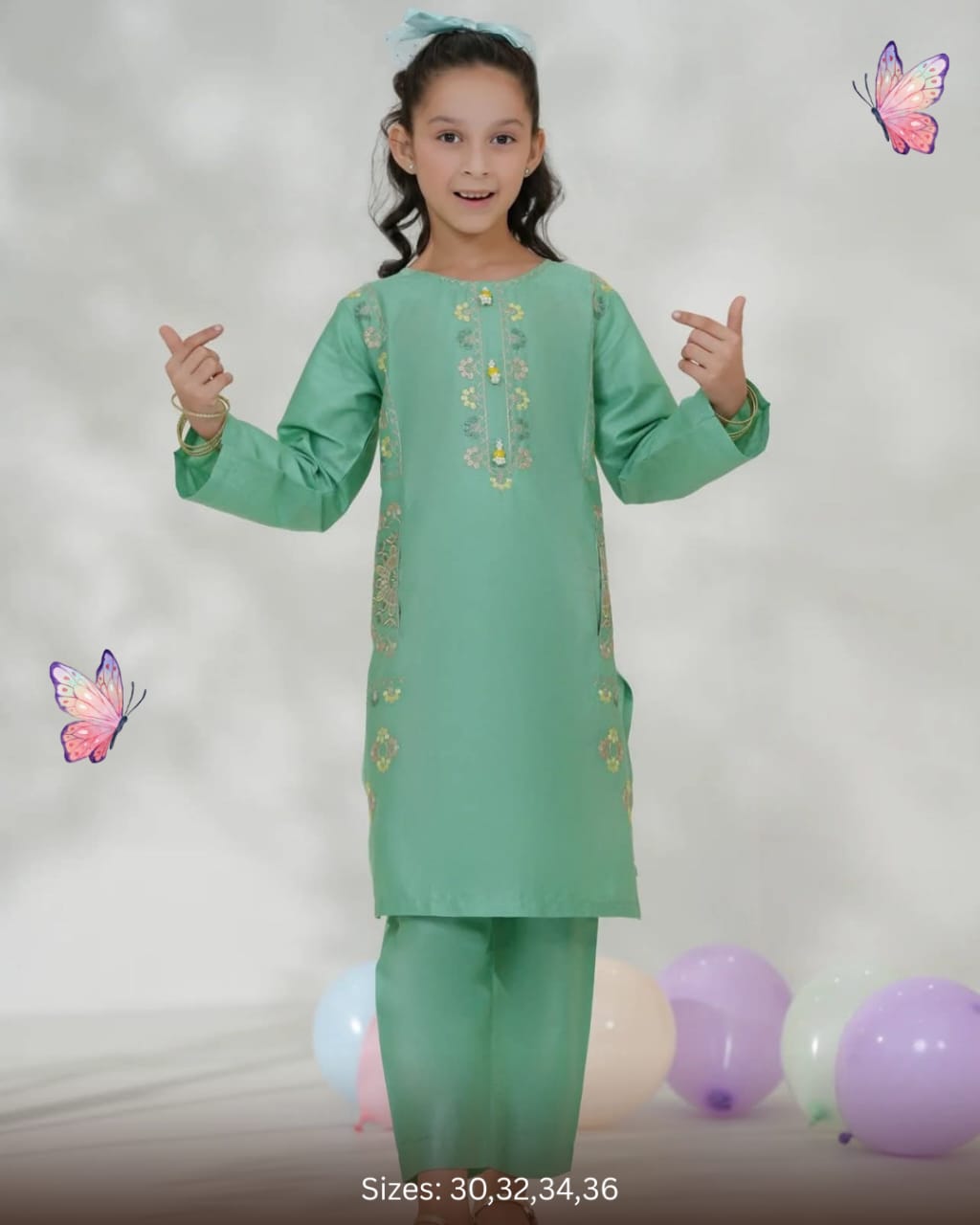 Guriya Collection Ready to Wear 2PC Girl's Festive Collection 2025 D-07