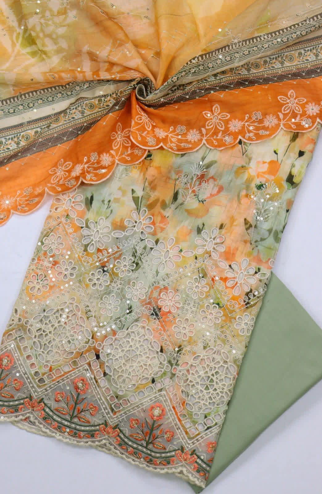 BIN SAEED Luxury Mid Summer Embroidery 3Piece Unstitched COLLECTION 2025 D-05