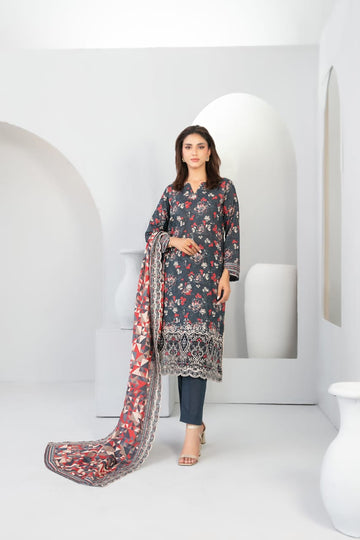 TAWAKKAL MADEA EMBROIDERED KHADDAR 3PIECE UNSTITCHED COLLECTION 2025 D 05