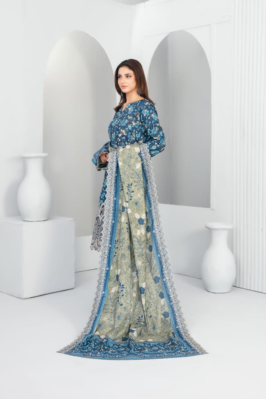 TAWAKKAL MADEA EMBROIDERED KHADDAR 3PIECE UNSTITCHED COLLECTION 2025 D 06