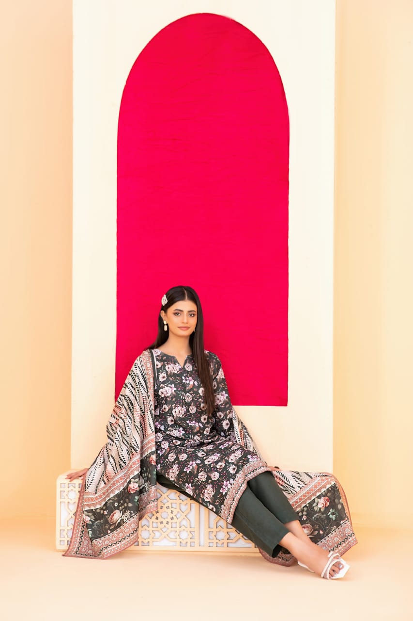 TAWAKKAL ROSHNI KHADDAR PRINTED 3PIECE UNSTITCHED COLLECTION 2025 D 10