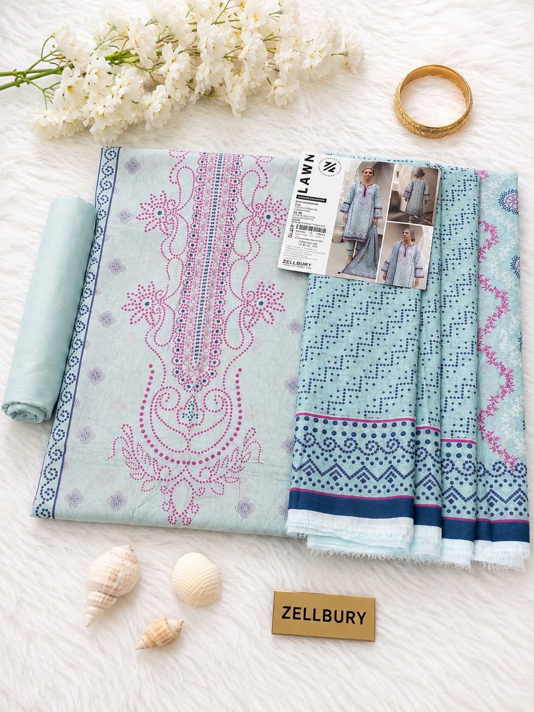 ZELLBURY MOTHER COLLECTION x AYESHA FABRICS D-13