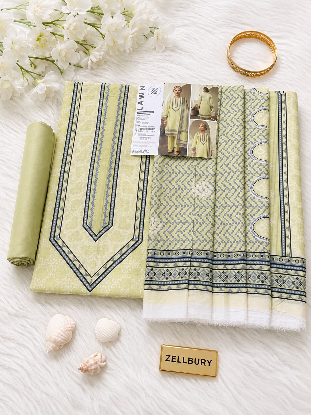 ZELLBURY MOTHER COLLECTION x AYESHA FABRICS D-7