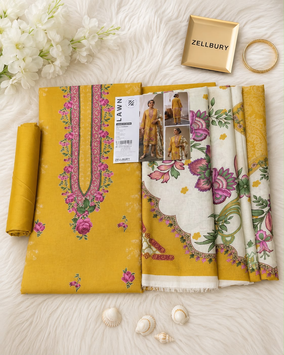 ZELLBURY MOTHER COLLECTION x AYESHA FABRICS D-8
