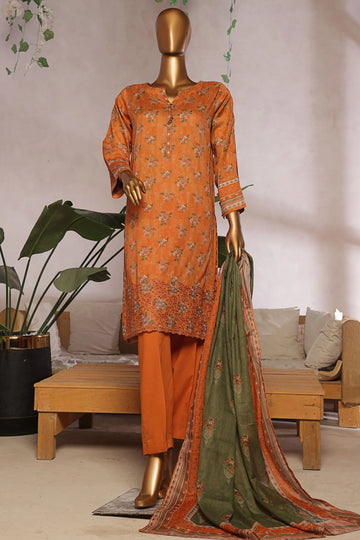 Aashkaar By HZ Stitched 3 Piece Emb Lawn Vol-05 Collection D 07
