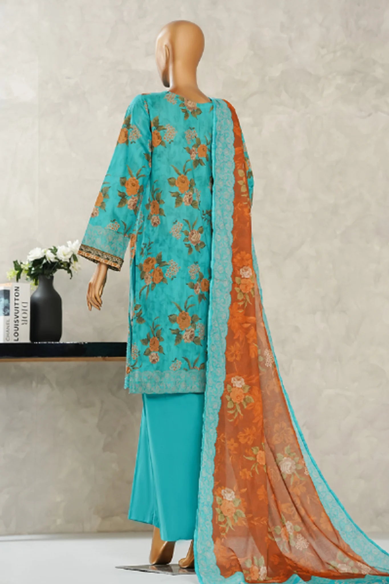 Aashkaar By HZ Stitched 3 Piece Emb Lawn Vol-06 Collection'2025-D 02