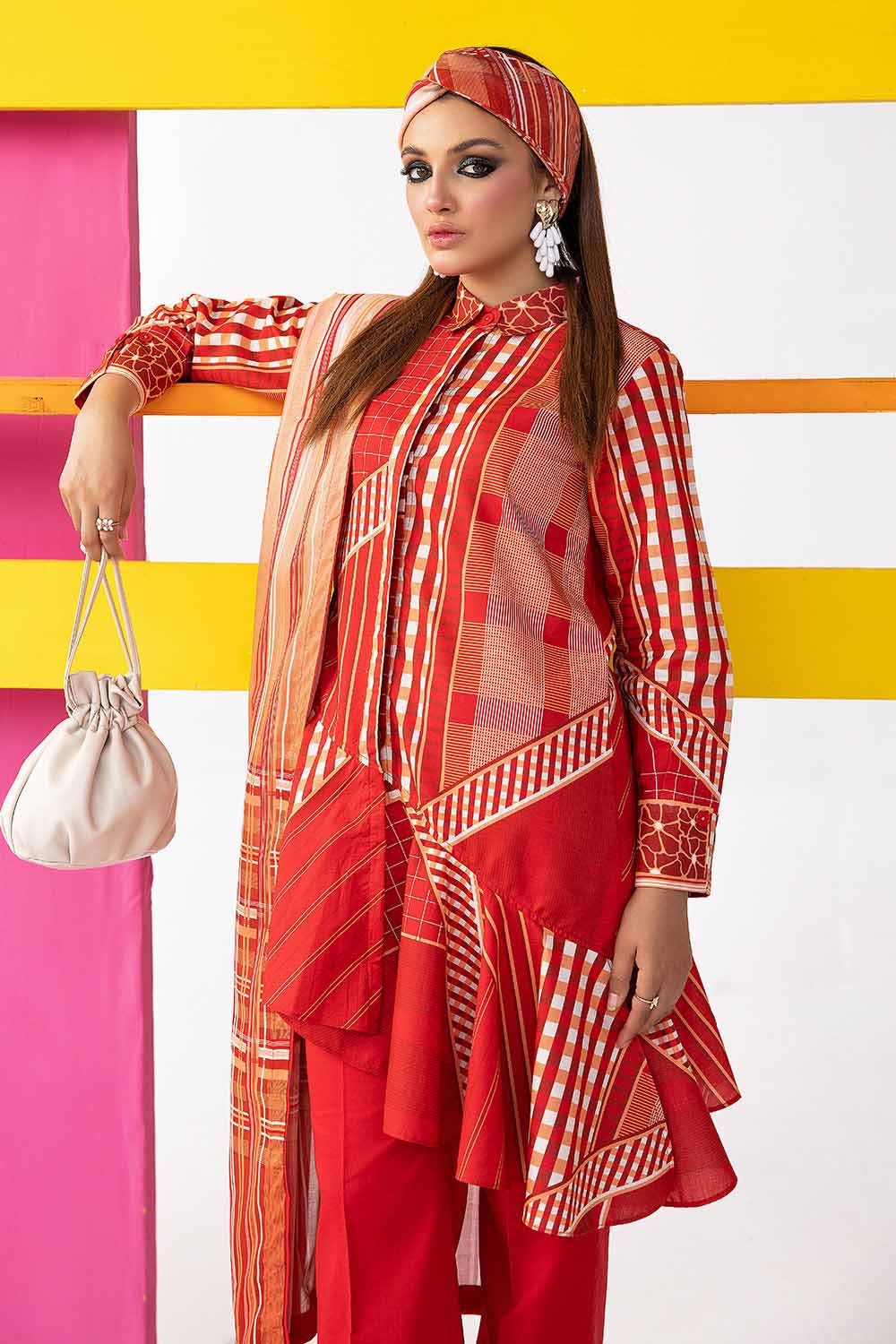 Gul Ahmed Unstitched Printed Lawn 3pcs Suite D-03
