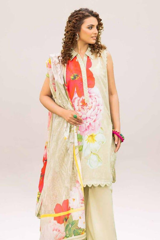 Gul Ahmed Unstitched Printed Lawn 3pcs Suite D-05