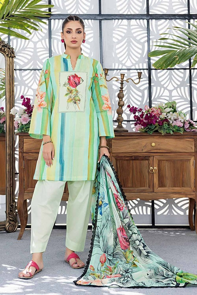 Gul Ahmed Unstitched Printed Lawn 3pcs Suite D-03