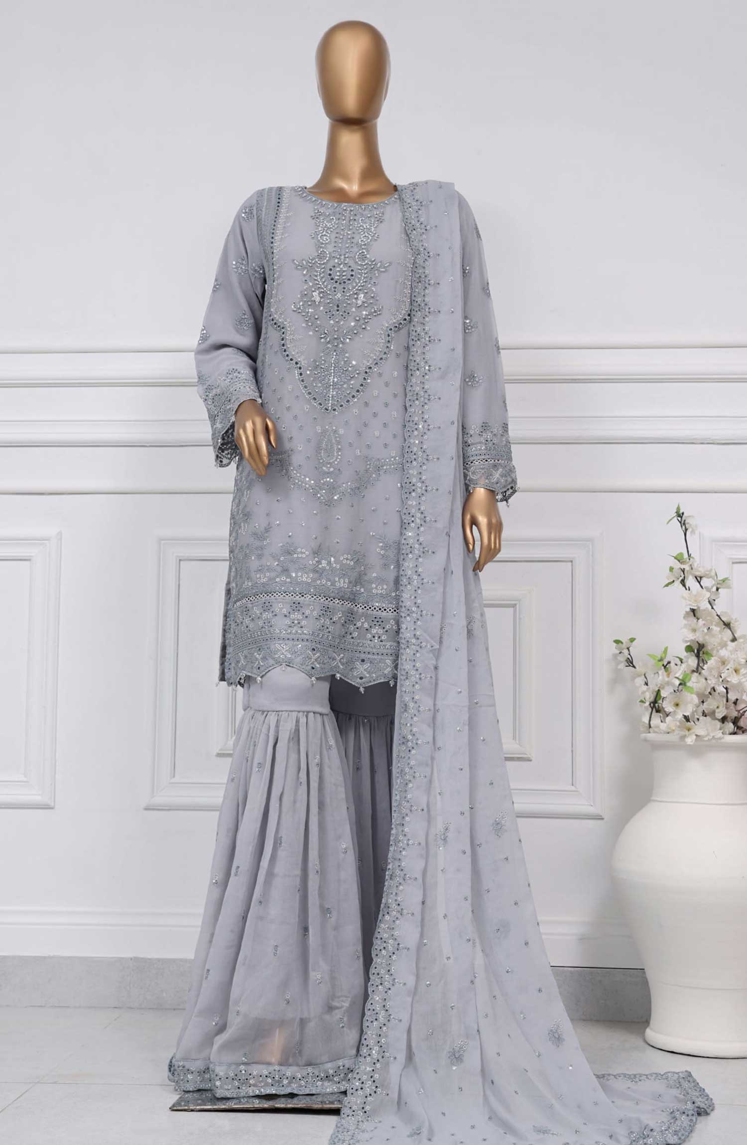 SADABAHAR Luxury Chiffon Afsanay 3Piece Collection 2025 Limited Edition D-09