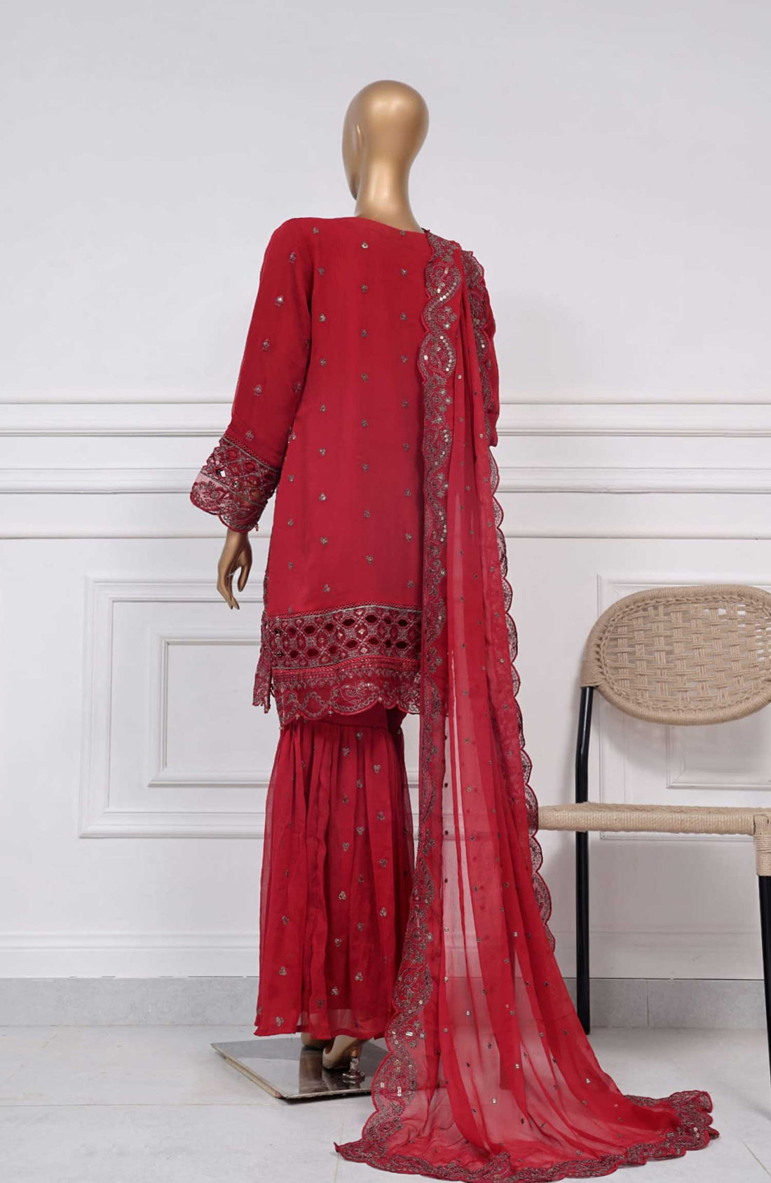 SADABAHAR Luxury Chiffon Afsanay 3Piece Collection 2025 Limited Edition D-08