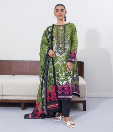 Unstitched Digital Printed 3pcs Cambric Collection by Zellbury D-02